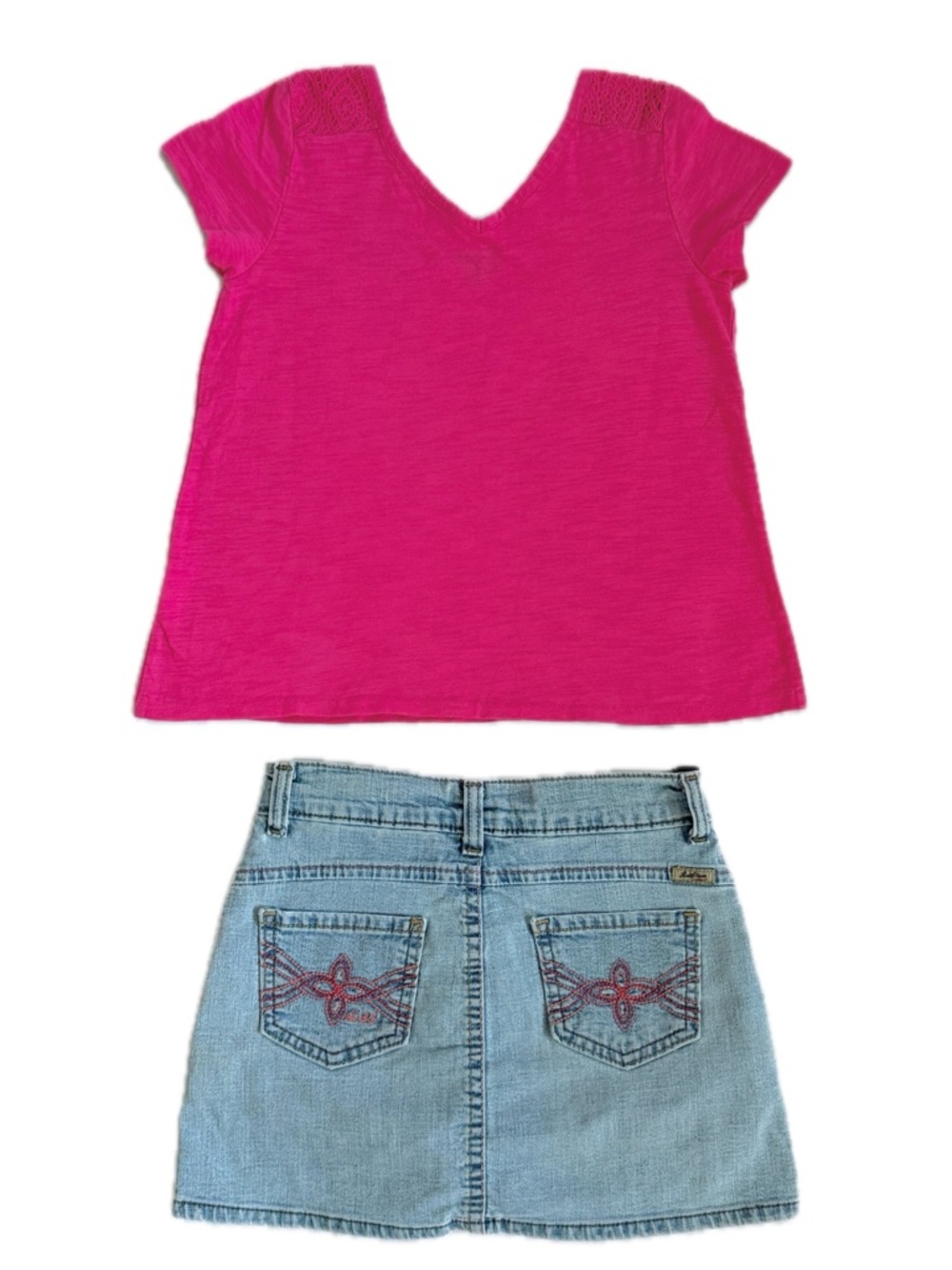 Girls Levi Skort w/ an Old Navy Top Set